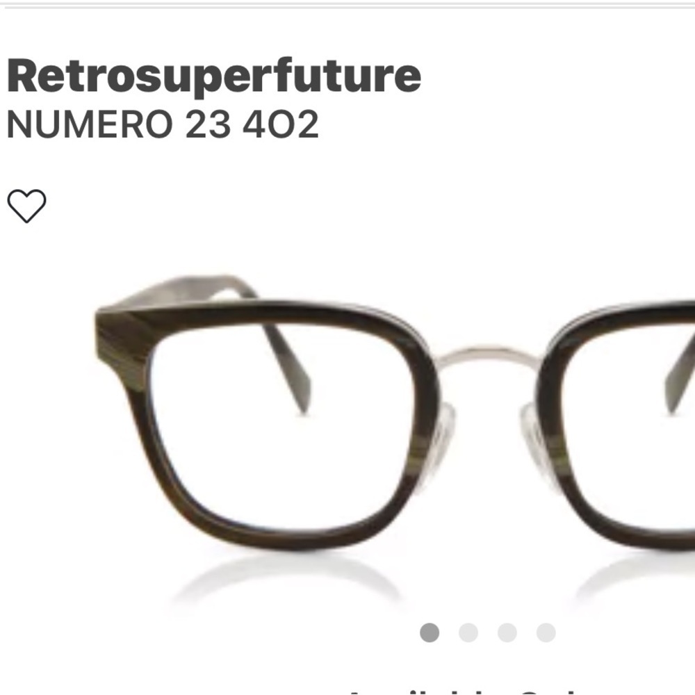 Retrosuperfuture glasses for prescription lenses